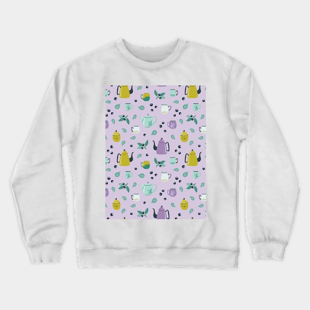 Ceramic kitchenware pattern Crewneck Sweatshirt by DanielK